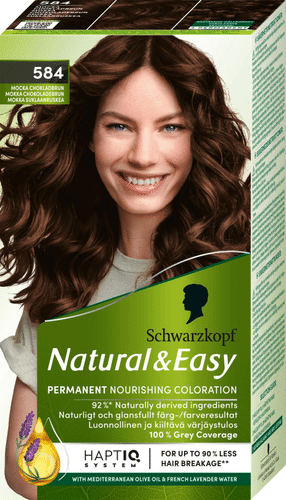 Schwarzkopf Natural & Easy 584 摩卡巧克力棕色染发剂