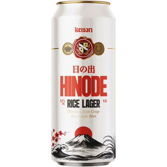 Keisari Hinode Rice Lager 5,2 til-%｜Keisari 日之出大米饮料 5.2 vol%