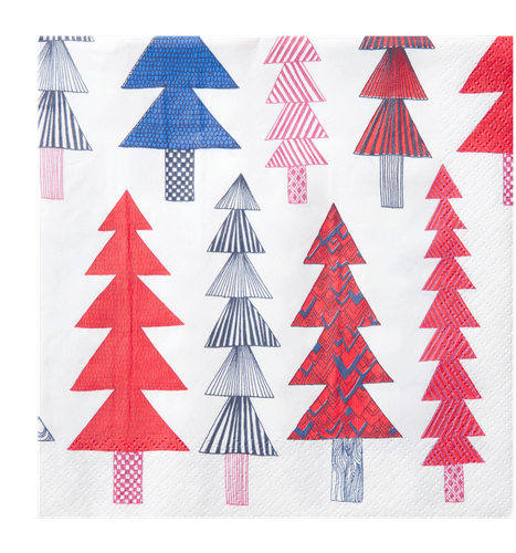 Marimekko 云杉林红色餐巾 20张/33cm