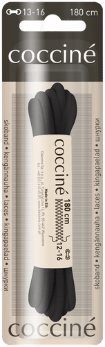 Coccine kengännauha 180 cm, musta
