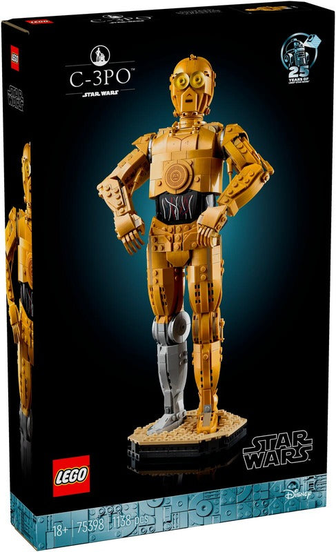 LEGO 星球大战75398 C-3PO可拼搭机器人模型｜LEGO® Star Wars™ 75398 - C-3PO™ rakennettava droidihahmo