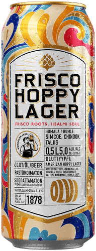 OLVI Frisco Hoppy Lager 5,0 % 0,5 l tlk