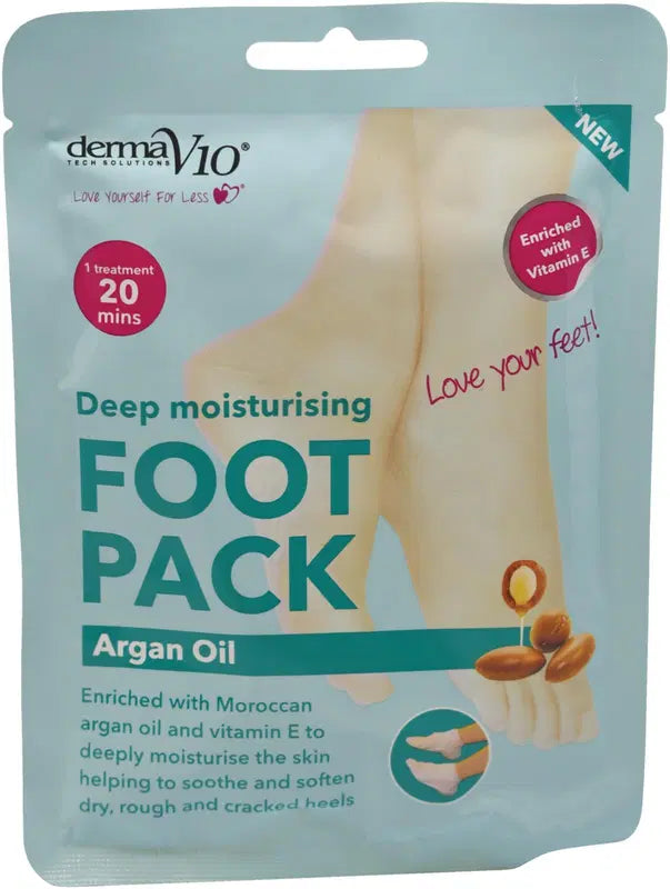 Derma V10 足膜 摩洛哥坚果油 45g｜Derma V10 jalkanaamio arganöljy 45g
