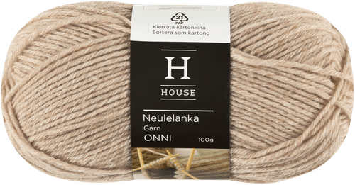 House Onni 编织线 100克 沙米色 23645