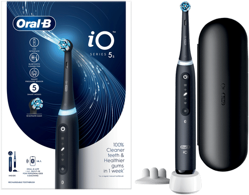 Oral-B Sähköhammasharja iO 5S Black Braun-tekniikalla