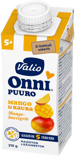 Valio Onni® 芒果燕麦粥 215g UHT (保质期5个月)｜Valio Onni® mango-kaurapuuro 215 g UHT (alk 5 kk)