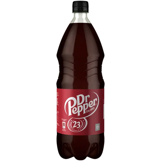 Dr Pepper Original virvoitusjuoma muovipullo 1,5 L｜Dr Pepper 原装软饮料塑料瓶 1,5 L