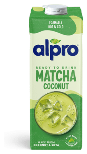 Alpro 椰子豆奶饮品，抹茶味，原味 1L｜Alpro Kookospähkinäjuoma soijalla Matcha Maustamaton 1L