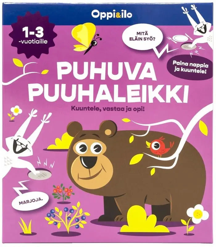 Oppi&ilo 会说话的益智玩具 1-3岁｜Oppi&ilo  Puhuva puuhaleikki 1-3 v