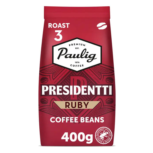 Paulig Presidentti Ruby kahvi kahvipapu 400g｜Presidentti Paulig 总统红宝石咖啡 咖啡豆 400g