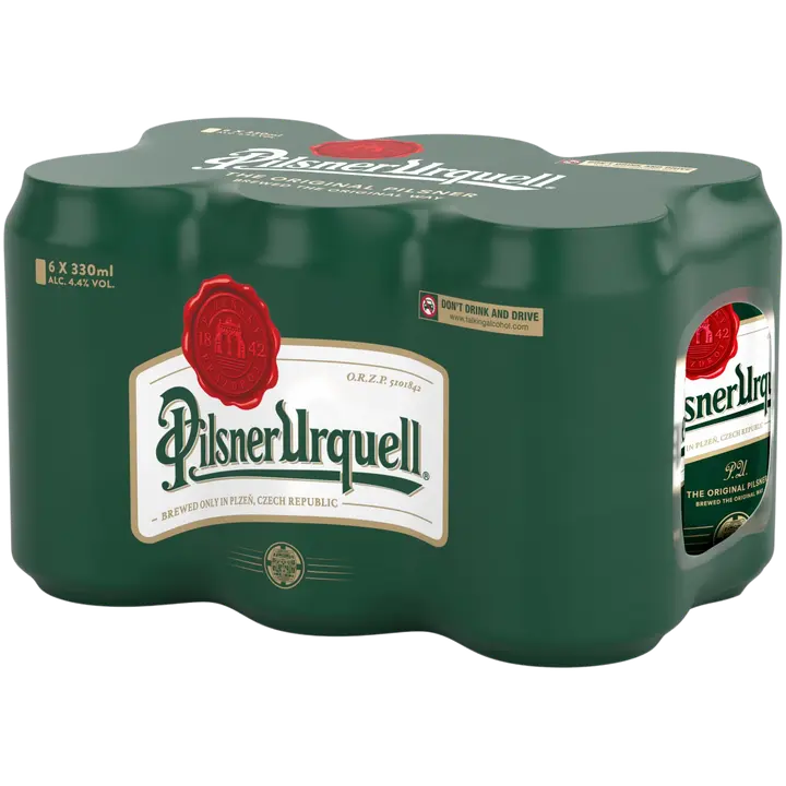 Pilsner Urquell 4,4% 6x33cl tlk｜Pilsner Urquell 4.4% 6x33cl 不含