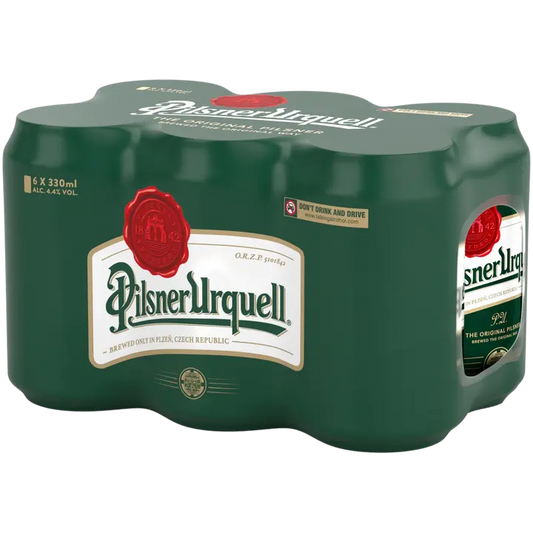 Pilsner Urquell 4,4% 6x33cl tlk｜Pilsner Urquell 4.4% 6x33cl 不含