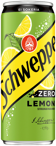 Schweppes 柠檬零度汽水 罐装 0,33 L