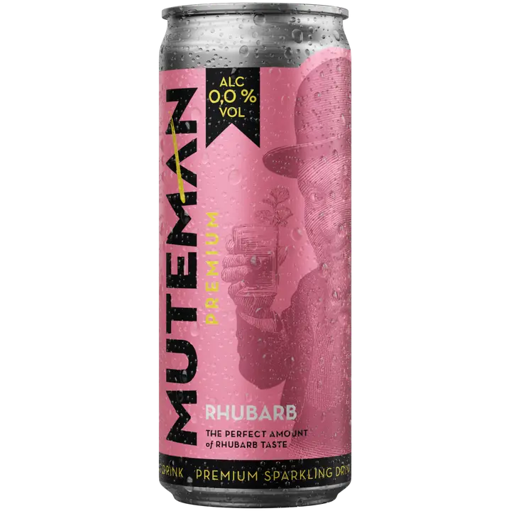 Muteman Premium Rhubarb 0,0% 0,33 fit tlk｜Muteman 优质大黄 0.0% 0.33 适合 tlk