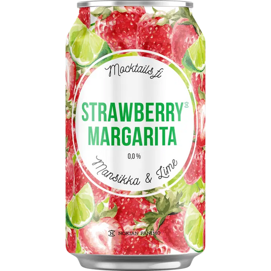 Mocktail Strawberry Margarita 0,0% 0,33l｜Nokian Panimo 0度草莓玛格丽特 0.0% 0,33l