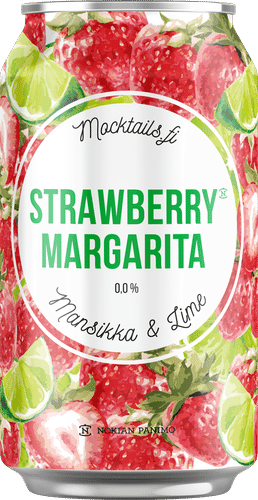 Nokian Panimo 无醇草莓玛格丽特 0.0% 0,33l｜Mocktail Strawberry Margarita 0,0% 0,33l