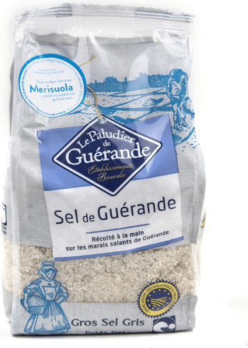 Le Paludier de Guérande 1kg Sel de Guérande ranskalainen karkea harmaasuola