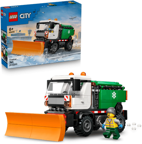 LEGO City Great Vehicles 乐高城市大型车辆 60490 扫雪车