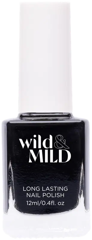 Wild&Mild 长效指甲油 M002 黑衣女士 12 ml｜Wild&Mild Long Lasting nail polish M002 Lady in Black 12 ml