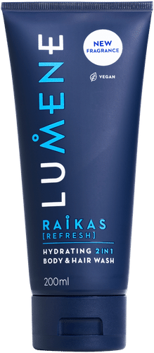 Lumene Men Lumene RAIKAS保湿二合一沐浴露 200ml｜Lumene RAIKAS Kosteuttava 2in1 Suihkugeeli 200ml