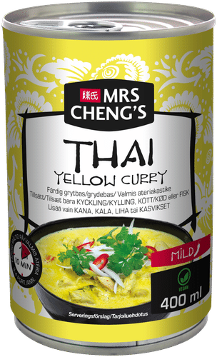 Mrs Cheng's 泰式黄咖喱餐酱 400 ml｜Mrs Cheng's Thai Yellow Curry ateriakastike 400 ml