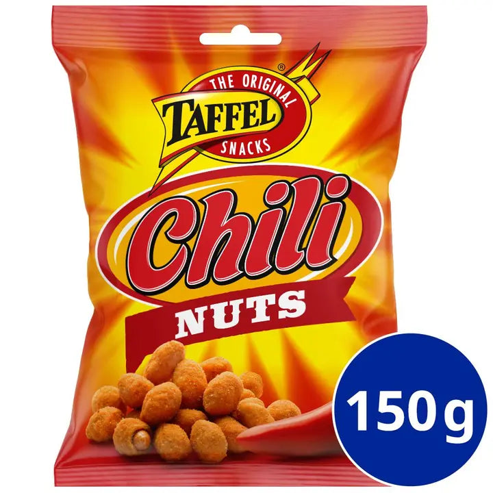 Taffel Chili Nuts kuorrutettu maapähkinä 150g-Taffel 辣椒坚果釉面花生 150g