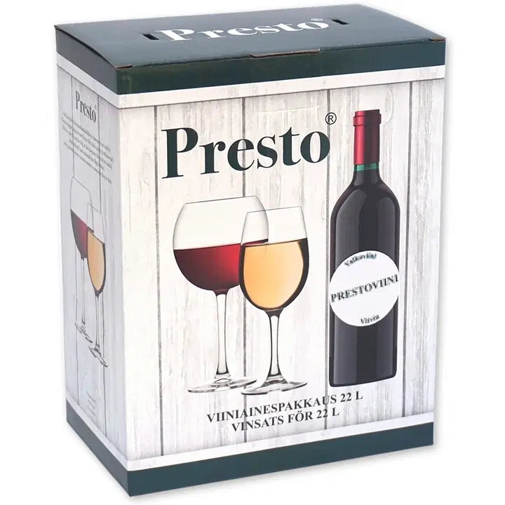 PRESTO Persikka viiniainespakkaus 22 litralle persikkaviiniä｜Presto 22升桃酒配料包