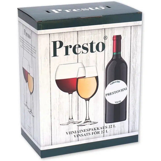 PRESTO Persikka viiniainespakkaus 22 litralle persikkaviiniä｜Presto 22升桃酒配料包