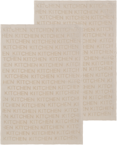 House keittiöpyyhe Kitchen 2 kpl beige