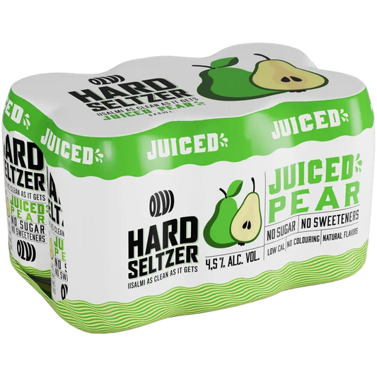 6xOLVI Hard Seltzer Juiced Pear 4,5 % 0,33 l tlk｜OLVI Hard Seltzer 6xOLVI 硬苏打水梨汁 4.5% 0.33 l tlk