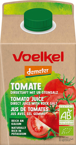 Voelkel Luomutomaattimehu ruususuolalla demeter 0,5l｜Voelkel 有机番茄汁加玫瑰盐 Demeter 0,5l