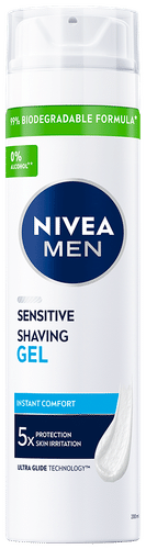 NIVEA MEN 200ml敏感肌剃须凝胶