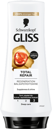 Schwarzkopf Gliss 全面修复护发素 200ml｜Schwarzkopf Gliss Total Repair hoitoaine 200ml