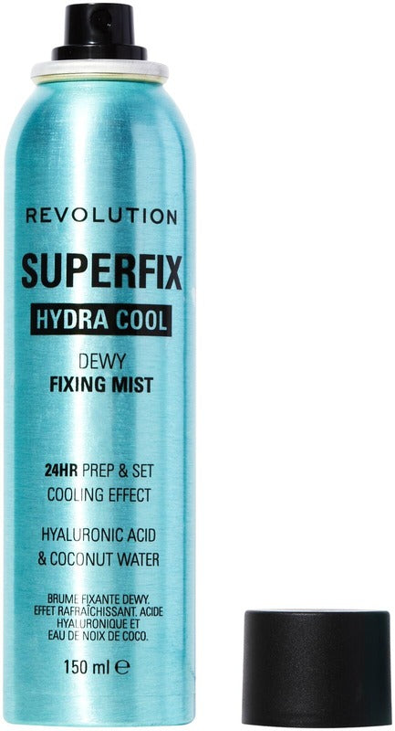 Makeup Revolution superfix hydra cool 定妆喷雾 150ml 清凉｜Makeup Revolution superfix hydra cool meikinkiinnityssuihke 150ml viilentävä