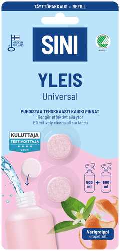 SINI 通用清洁剂补充装 2 tablettia