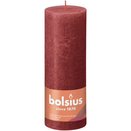 Bolsius 锈红PK 190/68 精致红