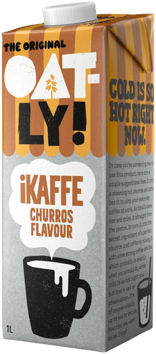 Oatly iKaffe 燕麦饮咖啡用 楚罗斯味 1升 UHT｜Oatly iKaffe Kaurajuoma kahviin Churros-maku 1 L UHT