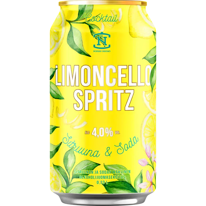 NP Cocktail Limoncello Spritz 4,0 til-% 0,33l｜Nokian Panimo NP 鸡尾饮品柠檬雪碧 4.0 vol% 0,33l