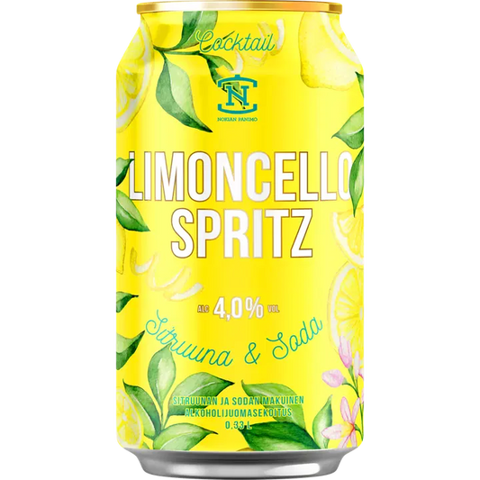 NP Cocktail Limoncello Spritz 4,0 til-% 0,33l｜Nokian Panimo NP 鸡尾饮品柠檬雪碧 4.0 vol% 0,33l