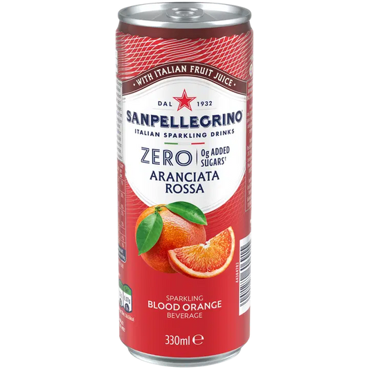 SanPellegrino Zero Aranciata Rossa 33cl CAN｜San Pellegrino SanPellegrino 零 Aranciata Rossa 33cl CAN
