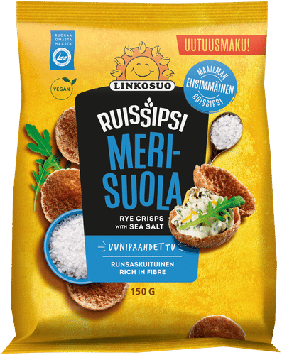 Linkosuo 黑麦薯片海盐味 150g｜Linkosuo Ruissipsi Merisuola 150g