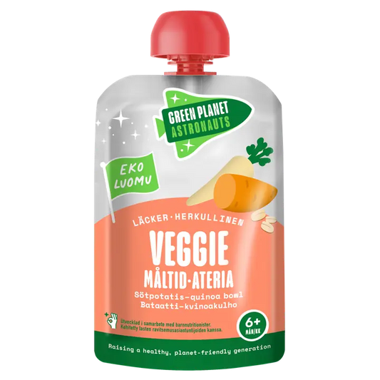 Green Planet Astronauts Luomu Veggie-ateria Bataatti-kvinoakulho 100g 6kk+｜Green Planet Astronauts 有机素食餐红薯藜麦碗 100 克 6 个月+