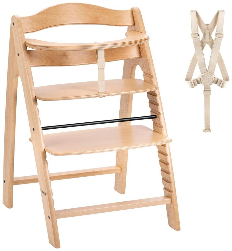Hauck 餐椅 Arketa N Play 山毛榉木色｜Hauck syöttötuoli Arketa N Play beech