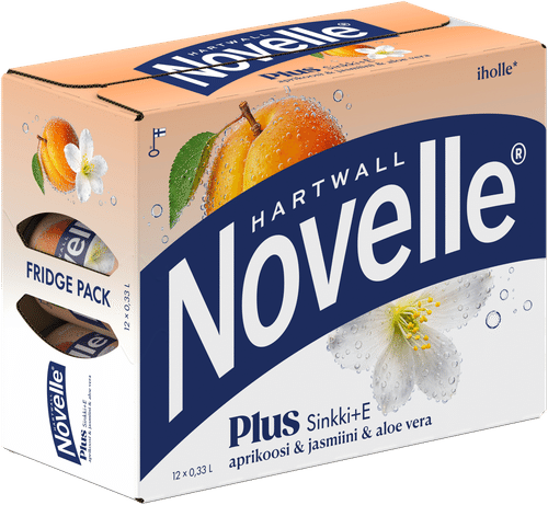 Hartwall Novelle Plus 12 x Hartwall Novelle Plus 锌+E 0,33 l