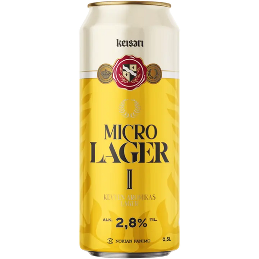 Keisari Micro Lager 2,8 til-% 0,5l｜Keisari 微量饮料 2.8 vol% 0,5l
