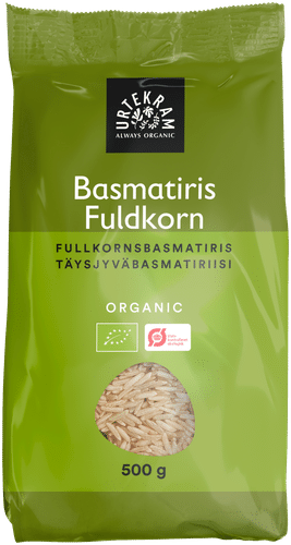 URTEKRAM luomu Täysjyväbasmatiriisi 500g