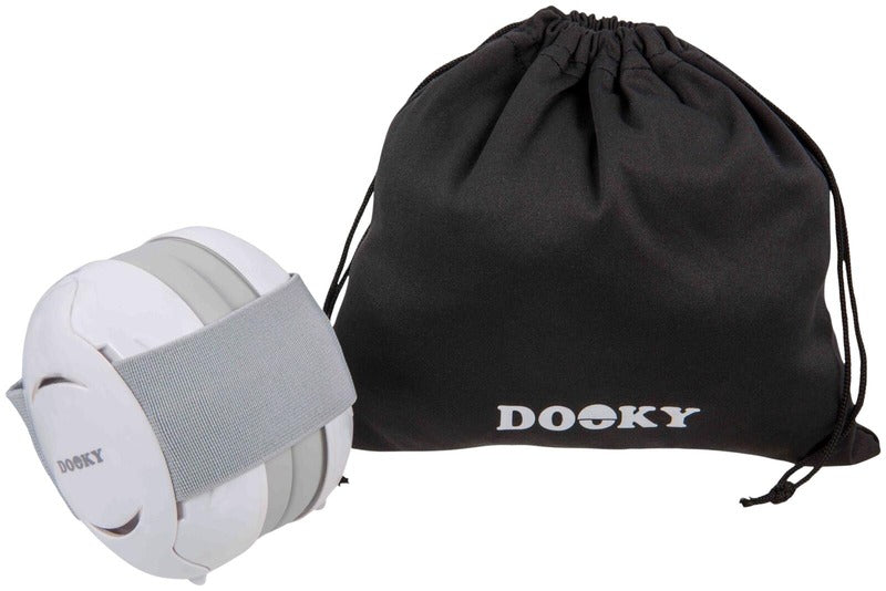 Dooky 婴儿耳罩 0-36个月 白色｜Dooky vauvan kuulosuojaimet 0-36 kk valkoinen