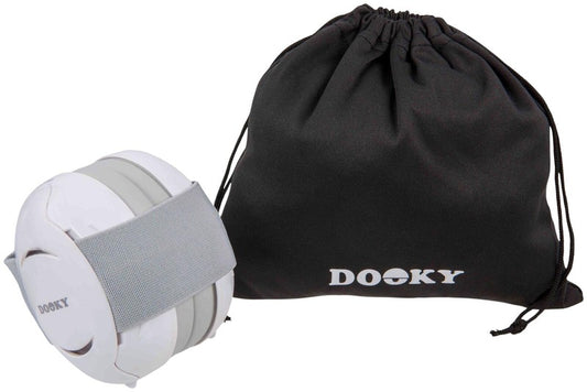 Dooky 婴儿耳罩 0-36个月 白色｜Dooky vauvan kuulosuojaimet 0-36 kk valkoinen