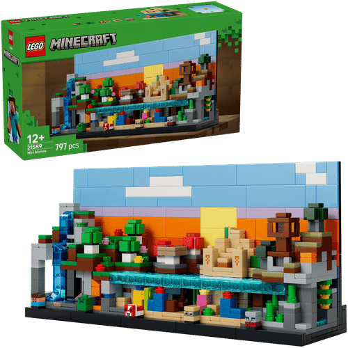 LEGO Minecraft 乐高®我的世界 21589 迷你生物群系