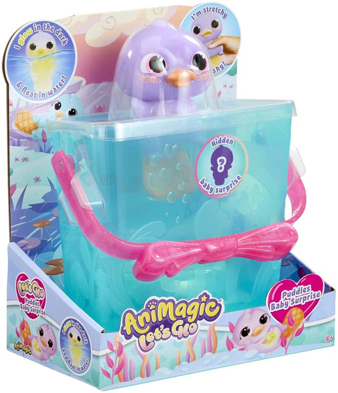 Animagic Let's Glo Puddles Habitat 发光鸭嘴兽玩具套装